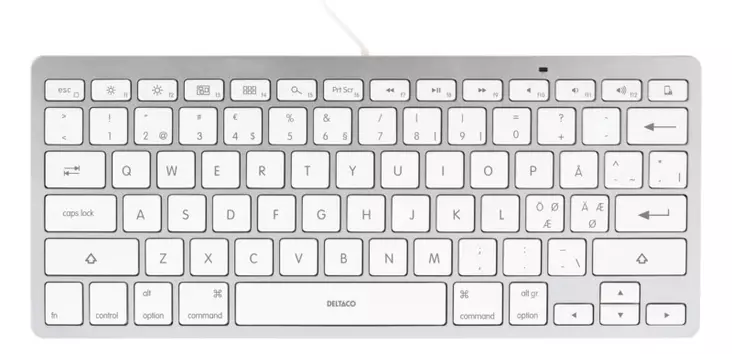 DELTACO USB-C KEYBOARD - Keyboards & Mice - 7333048059468 - 1