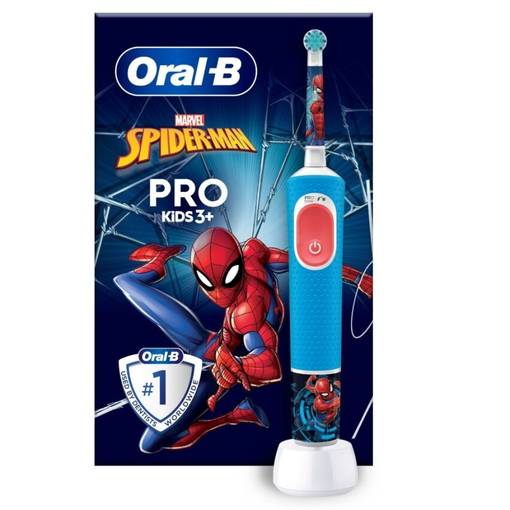 ORAL-B VITALITY PRO KIDS SPIDERMAN SÄHKÖHAMMASHARJA - Sähköhammasharjat - 8006540772768 - 1