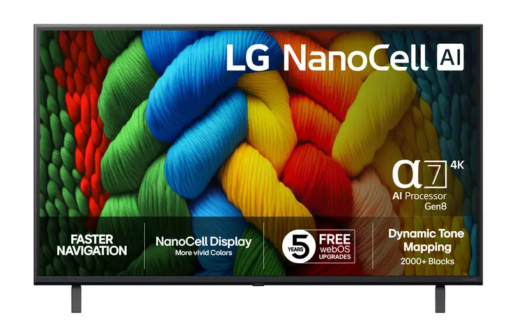 LG 55NANO80A6B 55" 4K NANO SMART-TV - 51-60 tuumaiset televisiot - 8806096362358 - 2
