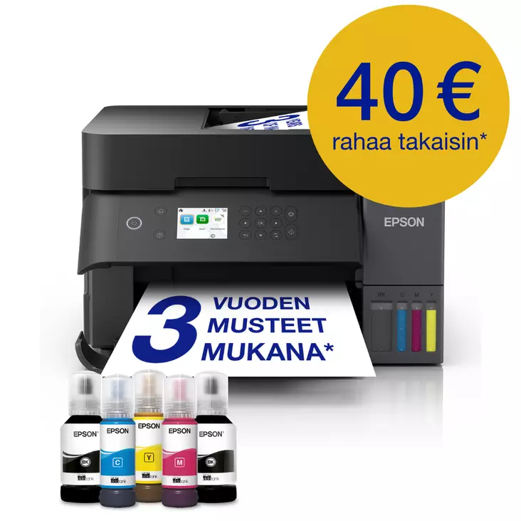 EPSON ECOTANK ET-3950 MULTIFUNCTION PRINTER - Ecotank - 8715946732558 - 1