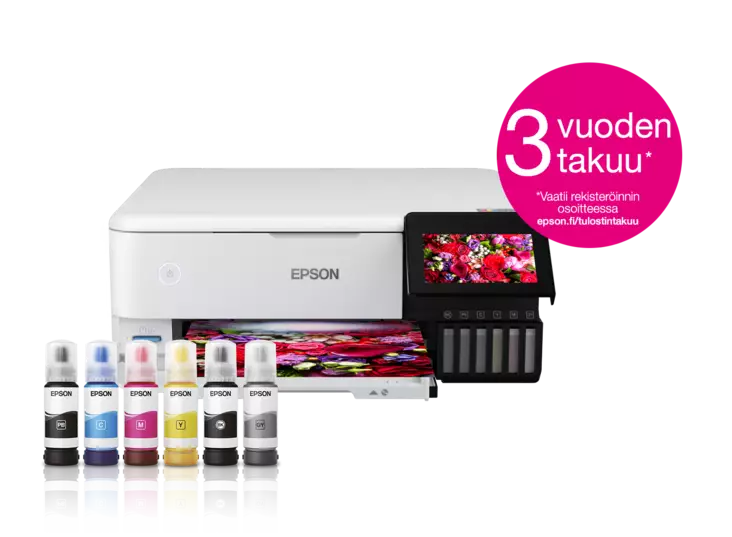 EPSON ECOTANK ET-8500 VALOKUVATULOSTIN - Ecotank - 8715946676708 - 1