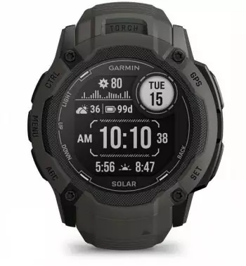 GARMIN INSTINCT 2X SOLAR GRAFIITINHARMAA - Älykellot ja aktiivisuusrannekkeet - 753759319328 - 1