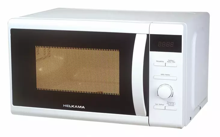HELKAMA HMUE800W MIKROAALTOUUNI - Vapaasti sijoitettava mikroaaltouuni - 6430022362598 - 1