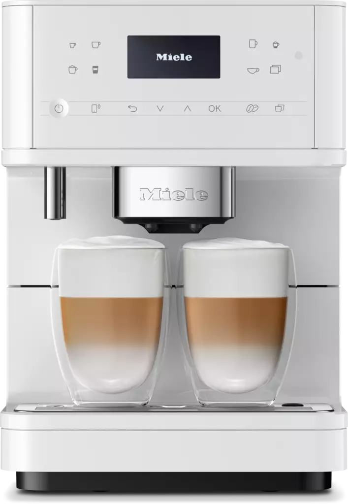 MIELE CM 6160 MILK PERFECTION KAHVIAUTOMAATTI VALKOINEN - Erikoiskahvinkeittimet / kahviautomaatit - 4002516357858 - 1