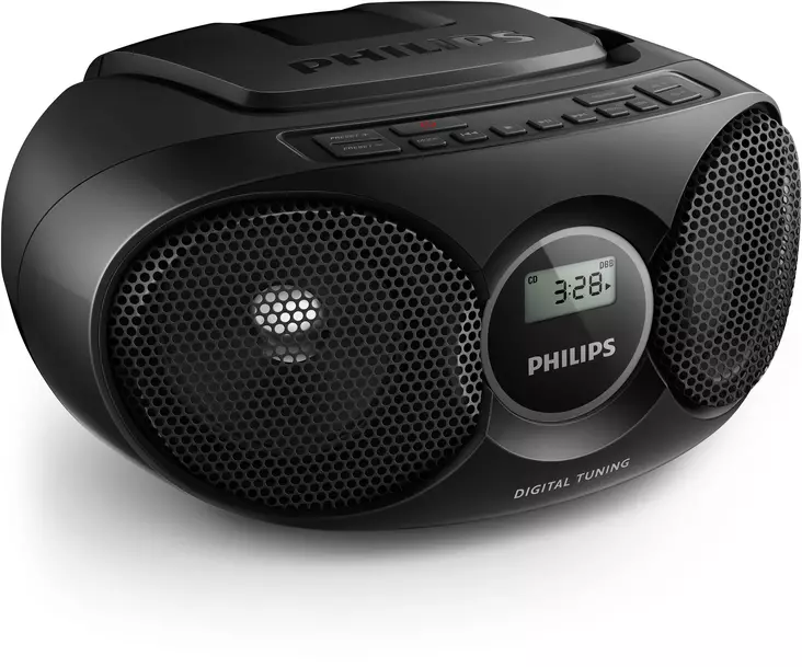 PHILIPS CD-RW SOUNDMACHINE AZ215B/12 MUSTA - Stereot ja mikrohifi - 6951613992128 - 3
