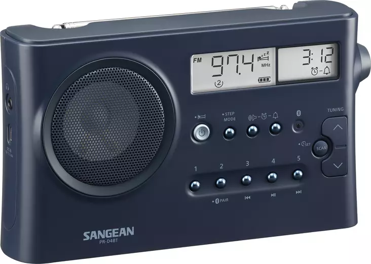 SANGEAN PR-D4BT KANNETTAVA MATKARADIO - Digitaalinen radio - 4711317996998 - 1