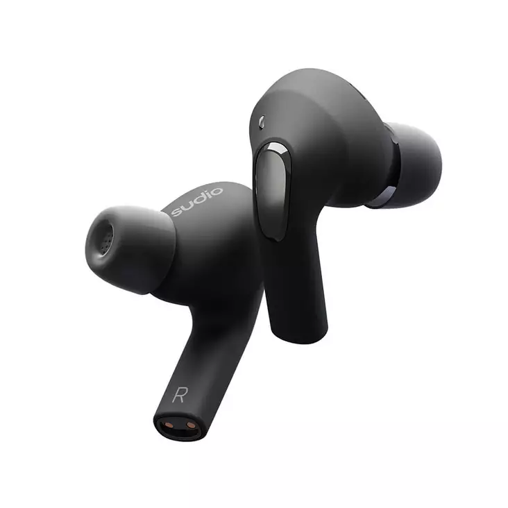 SUDIO E2 IN-EAR ANC TWS MIC TÄYSIN LANGATTOMAT KUULOKKEET MUSTA 310100 - Täysin langattomat kuulokkeet - 7350071389218 - 1