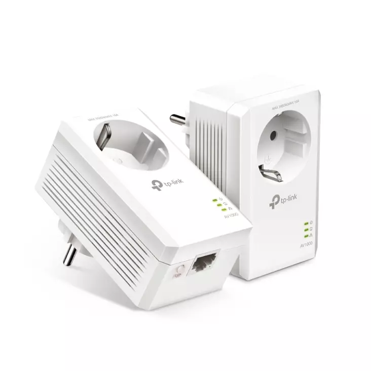TP-LINK TL-PA7017P AV1000 POWERLINE-ADAPTERI KIT (2KPL) - Verkkoadapterit - 6935364089078 - 2