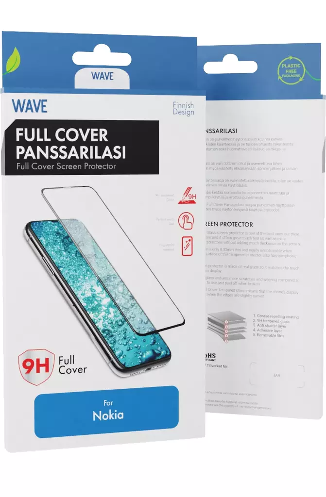 WAVE NOKIA G22 FULL COVER PANSSARILASI MUSTA KEHYS - Suojakuoret, laukut ja kotelot - 6418312171228 - 1