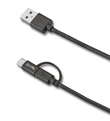 Celly Usb Cable Micro Type C Adapteri Euronics Verkkokauppa