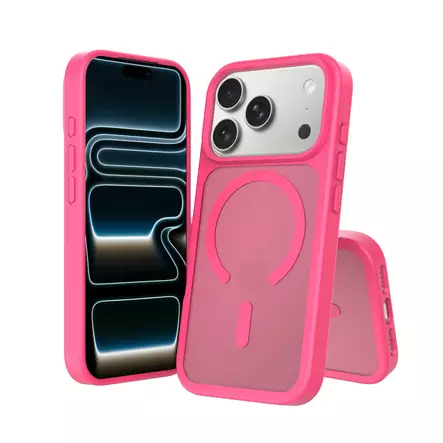 SCREENOR ICY IPHONE 18 PRO / 17 PRO MAGSAFE SKYDDSSKYDD BRIGHT PINK - Mobilskal & Fodral - 6438327270129 - 1