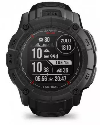 GARMIN INSTINCT 2X SOLAR TACTICAL EDITION MUSTA - Älykellot ja aktiivisuusrannekkeet - 753759319359 - 1