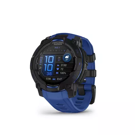 GARMIN INSTINCT 3 SMARTKLOCKA 45MM SVART/BLÅ - Smartklockor & Träningsklockor - 753759357139 - 2