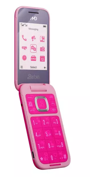 HMD BARBIE FLIP PHONE PERUSPUHELIN 64/128Mb - Matkapuhelimet - 6438409097439 - 1
