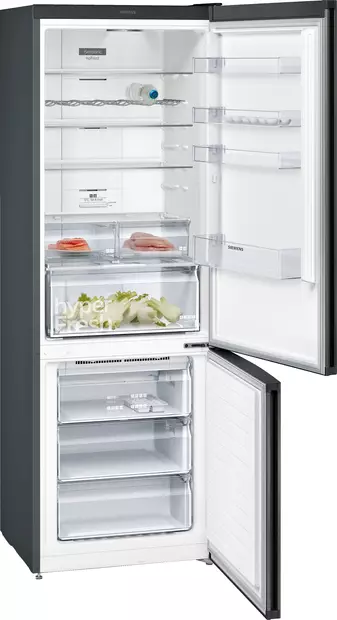 SIEMENS iQ300 KG49NXXEA JÄÄKAAPPIPAKASTIN MUSTA TERÄS - Jääkaappipakastimet - 4242003874509 - 2