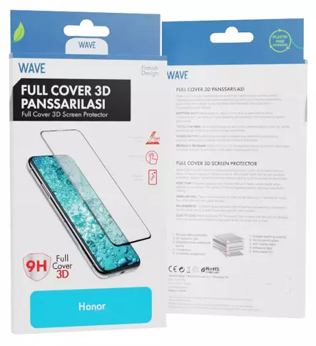 WAVE FULL COVER 3D PANSSARILASI HONOR 90 - Suojakuoret, laukut ja kotelot - 6418312171419 - 1