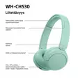 SONY WH-CH530 LANGATTOMAT ON-EAR-KUULOKKEET MINTTU - Langattomat kuulokkeet - 4548736181489 - 4