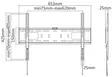DELTACO ARM-1151 NÄYTÖN SEINÄKIINNIKE 37-70" - Telineet - 7333048042859 - 5