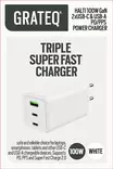 GRATEQ HALTI 100W GAN FAST CHARGER - Cables & Chargers - 6438327831009 - 3