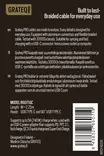 GRATEQ PRO USB-C - 90 USB-C 240W KAAPELI 2.25M - Kaapelit ja laturit - 6438327860719 - 4