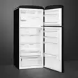 SMEG FAB50LBL5 RETROJÄÄKAAPPI MUSTA VASENKÄTINEN - Jääkaappipakastimet - 8017709297619 - 2
