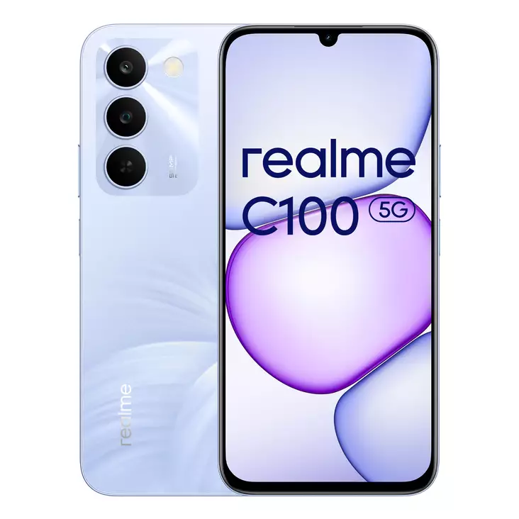 REALME C100 4GB/128GB 5G ÄLYPUHELIN BLOOMING PURPLE - Matkapuhelimet - 6941764486249 - 6