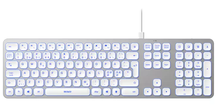 DELTACO WIRELESS KEYBOARD - Keyboards & Mice - 7333048070289 - 1