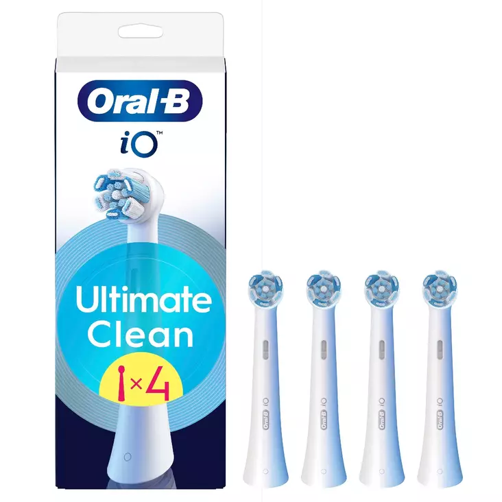 ORAL-B IO ULTIMATE CLEAN IO VAIHTOHARJA 4 KPL - Vaihtoharjat - 8700216195829 - 1