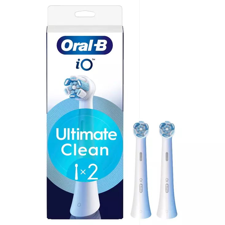 ORAL-B IO ULTIMATE CLEAN IO VAIHTOHARJA 2 KPL - Vaihtoharjat - 8700216456869 - 1