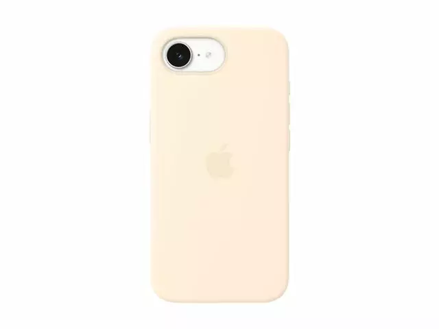 APPLE IPHONE 17E MAGSAFE SILICONE CASE VANILLA - Covers, Bags & Cases - 195951037929 - 1