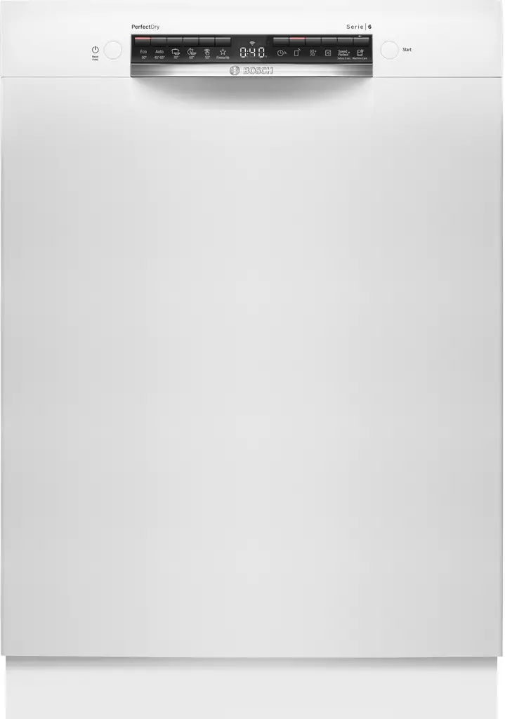 BOSCH SMU6ZCW10S ASTIANPESUKONE VALKOINEN - 60 cm leveät astianpesukoneet - 4242005460489 - 1