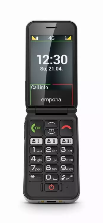 EMPORIA SIMPLICITY GLAM 4G VALKOINEN - Matkapuhelimet - 9005613166199 - 1