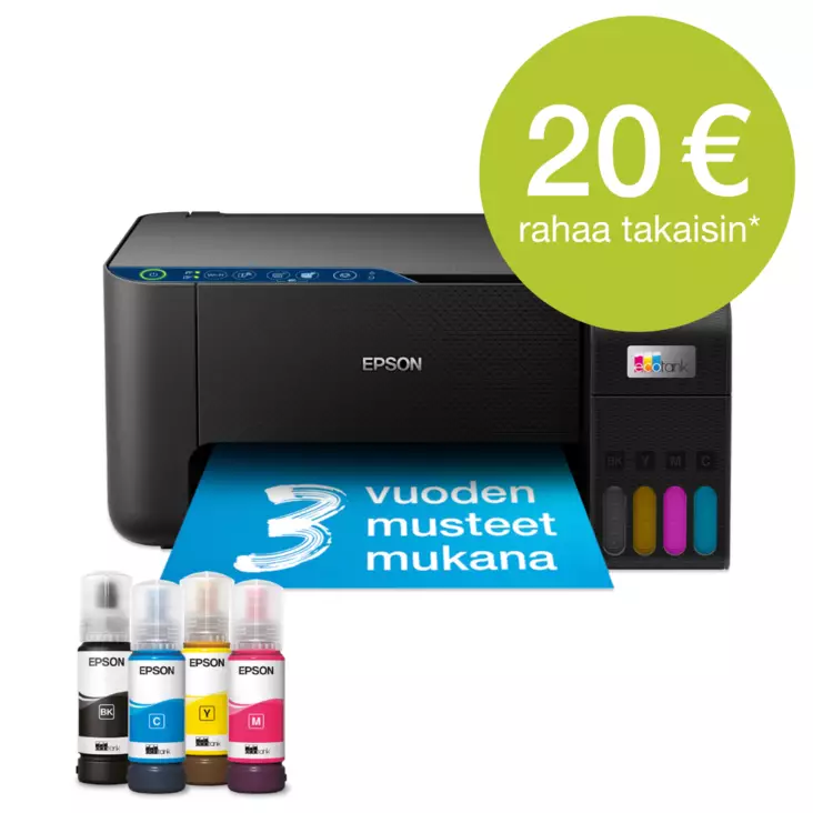 EPSON ECOTANK ET-2860 MONITOIMITULOSTIN - Tulostimet ja skannerit - 8715946725949 - 2