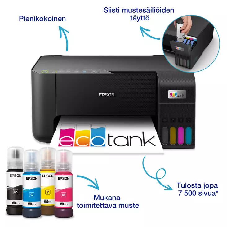 EPSON ECOTANK ET-2860 MULTIFUNCTION PRINTER - Printers & Scanners - 8715946725949 - 4
