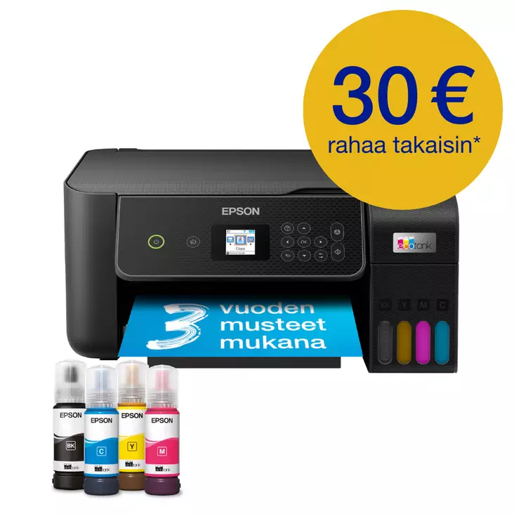 EPSON ECOTANK ET-2870 MÅNGFALDSKÖRARE - Ecotank - 8715946720579 - 1